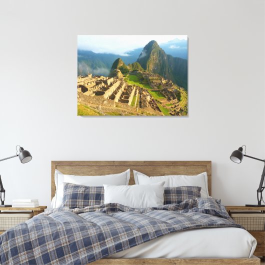 Machu Picchu Canvas Afdruk (Insitu (Slaapkamer))
