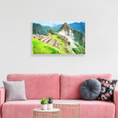 Machu Picchu Canvas, Peru, Zuid-Amerika Canvas Afdruk (Insitu (Woonkamer))