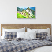 Machu Picchu Canvas, Peru, Zuid-Amerika Canvas Afdruk (Insitu (Slaapkamer))