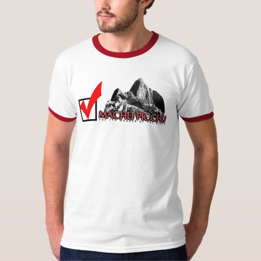 Machu Picchu: cheque! T-shirt (Voorkant)