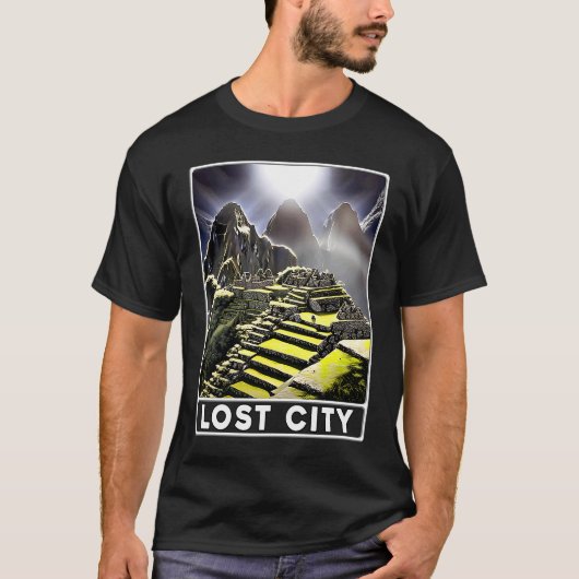 Machu Picchu Cordillera Peru Lost City T-shirt (Voorkant)