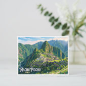 Machu Picchu Cusco Peru Briefkaart (Staand voorkant)