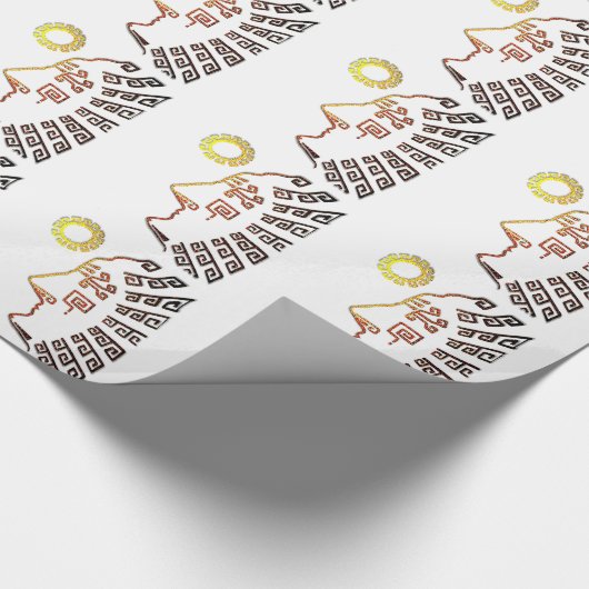 Machu Picchu Cusco Peru Cadeaupapier (Hoek)