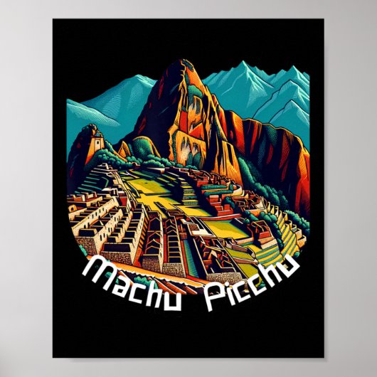 Machu Picchu Cusco Peru Inca Trail Machu Picchu Poster (Voorkant)