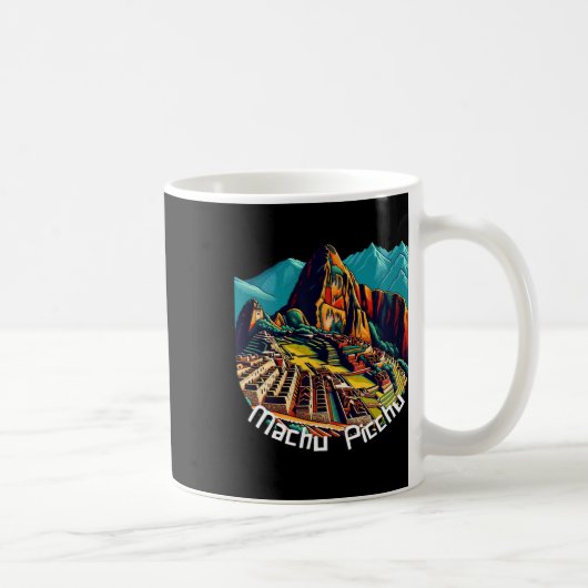 Machu Picchu Cusco Peru Inkaspur Machu Picchu Koffiemok (Rechts)
