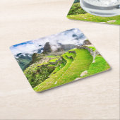 Machu Picchu, Cusco - Peru Kartonnen Onderzetters (Schuin)