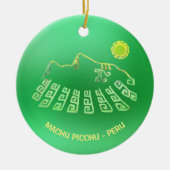 Machu Picchu Cusco Peru Keramisch Ornament (Voorkant)