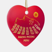 Machu Picchu Cusco Peru Keramisch Ornament (Rechts)
