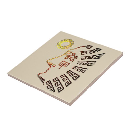 Machu Picchu Cusco Peru Tegeltje (Zijkant)