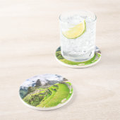 Machu Picchu, Cusco - Peru Zandsteen Onderzetter (Zijkant)