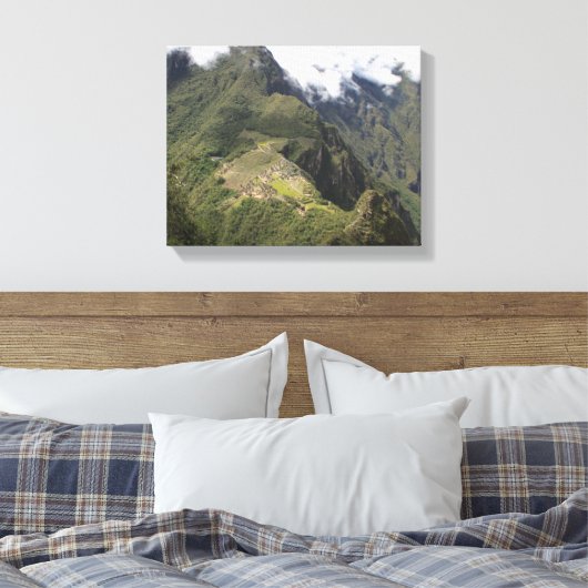 Machu Picchu Foto Canvas Afdruk (Insitu (Slaapkamer))
