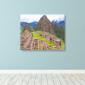 Machu Picchu foto Canvas Print (Insitu (Houten vloer))