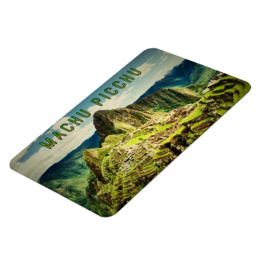Machu Picchu gestileerd Magneet (Linkerzijde)