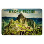 Machu Picchu gestileerd Magneet (Horizontaal)