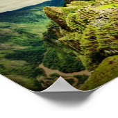 Machu Picchu gestileerd Poster (Hoek)