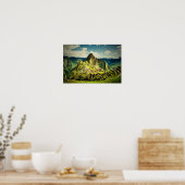 Machu Picchu gestileerd Poster (Keuken)
