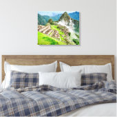 Machu Picchu groot canvas Afdruk (Insitu (Slaapkamer))