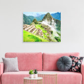 Machu Picchu groot canvas Afdruk (Insitu (Woonkamer))