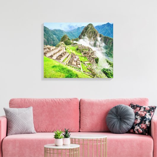 Machu Picchu groot canvas Afdruk (Insitu (Woonkamer))