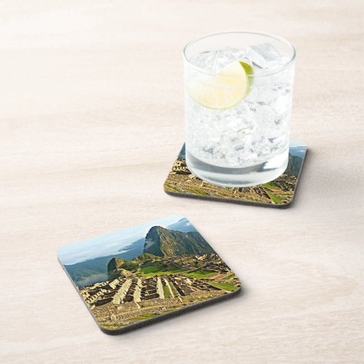 Machu Picchu HD-foto Bier Onderzetter (Rechterzijde)