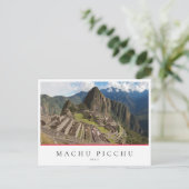 Machu Picchu, hoofdstad Peru Briefkaart (Staand voorkant)