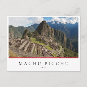 Machu Picchu, hoofdstad Peru Briefkaart