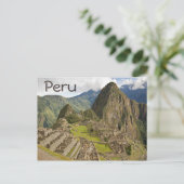 Machu Picchu, hoofdstad van het Peru-briefkaart Briefkaart (Staand voorkant)