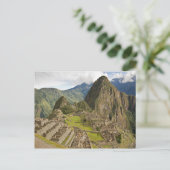 Machu Picchu, hoofdstad van het Peru-briefkaart Briefkaart (Staand voorkant)
