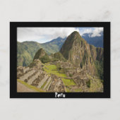 Machu Picchu, hoofdstad van het zwarte briefkaart (Voorkant)