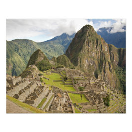 Machu Picchu, hoofdstad van Peru, fotoprint Foto Afdruk