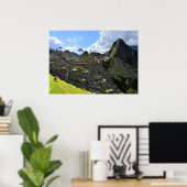 Machu Picchu in de middag, Peru Poster (Thuiskantoor)