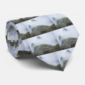 Machu Picchu in de wolken Stropdas (Opgerold)