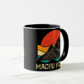 Machu Picchu Inca Peru Ruïde stad Zuid-Amerika Mok (Voorkant rechts)