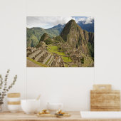 Machu Picchu, Inca-stad in Peru poster (Keuken)