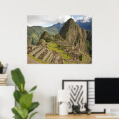 Machu Picchu, Inca-stad in Peru poster (Thuiskantoor)
