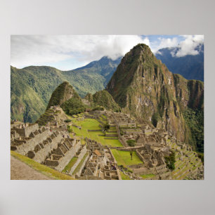 Machu Picchu, Inca-stad in Peru poster