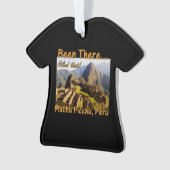 Machu Picchu Inca Trail Quote - Peru - Hikte dat Ornament (voorkant)