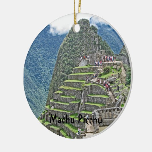 Machu Picchu Keramisch Ornament (Links)