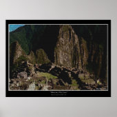 "Machu Picchu" KunstPrints en -Posters Poster (Voorkant)