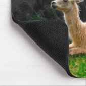 Machu Picchu Llama - Mousepad Muismat (Hoek)