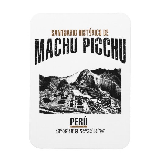 Machu Picchu Magneet (Verticaal)