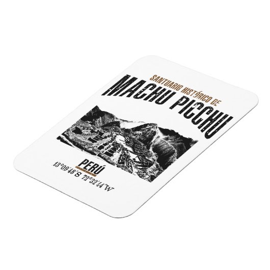 Machu Picchu Magneet (Linkerzijde)