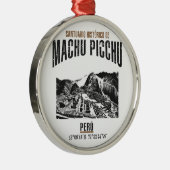 Machu Picchu Metalen Ornament (Rechts)