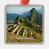 Machu Picchu Metalen Ornament (Voorkant)