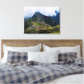 Machu Picchu op hoog Canvas Afdruk (Insitu (Slaapkamer))