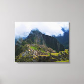 Machu Picchu op hoog Canvas Afdruk (Voorkant)