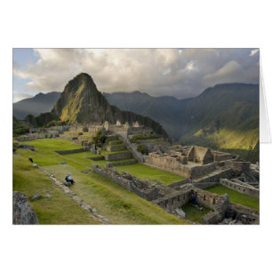Machu Picchu, oude ruïnes, UNESCO-wereld