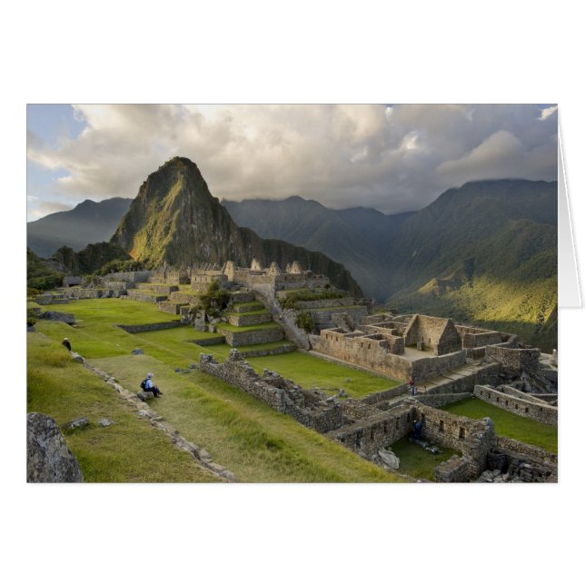 Machu Picchu, oude ruïnes, UNESCO-wereld (Voorkant Horizontaal)