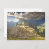 Machu Picchu, oude ruïnes, UNESCO-wereld 2 Briefkaart (Voorkant / Achterkant)