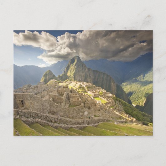 Machu Picchu, oude ruïnes, UNESCO-wereld 2 Briefkaart (Voorkant)